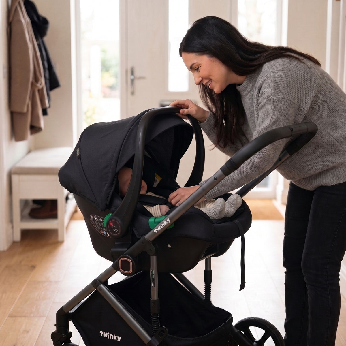 Passeggino Twinky 4 in 1 - Nero