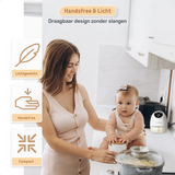 Twinky Elektrische Borstkolf – Comfortabel & Stil Afkolven - Wit