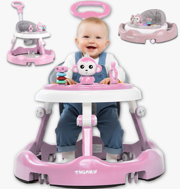 Twinky Loopstoel Baby - Roze