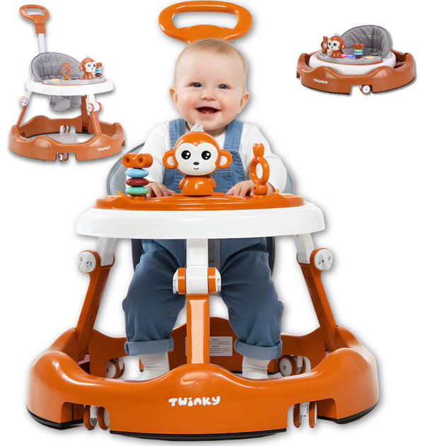 Twinky Loopstoel Baby - Bruin