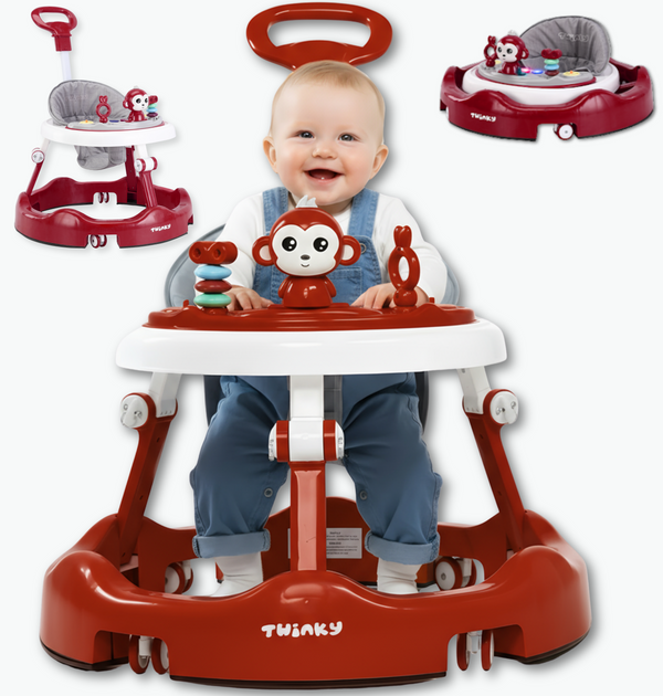 Twinky Loopstoel Baby - Bordeaux
