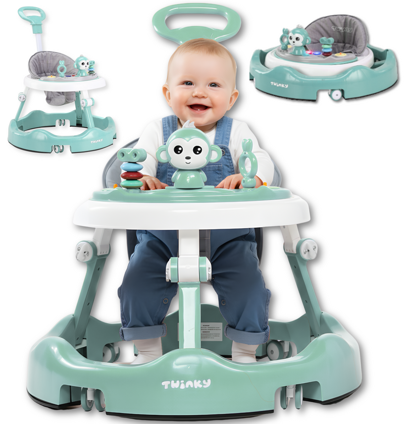 Twinky Loopstoel Baby - Mint Groen