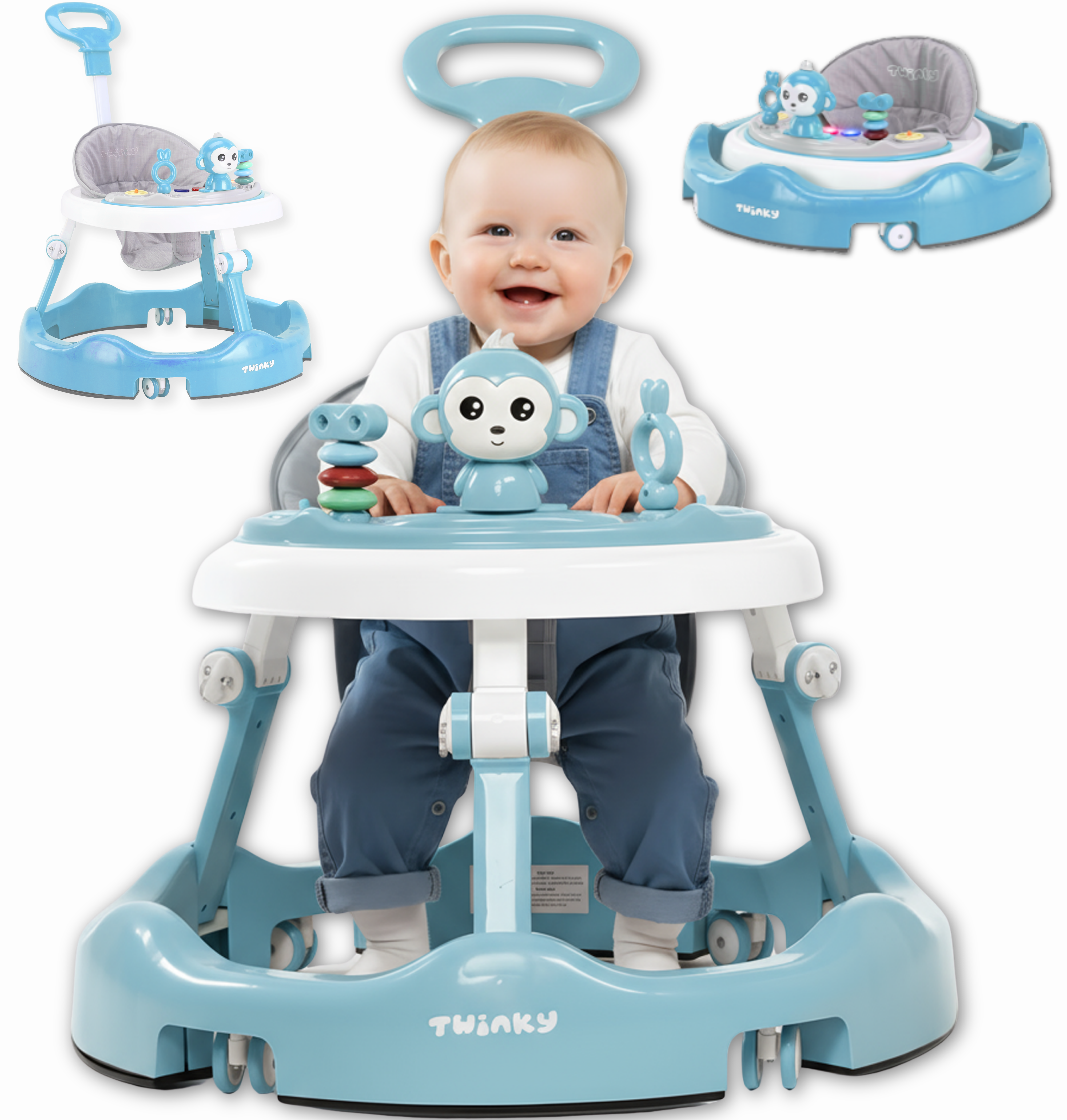 Twinky Babywalker - Loopstoel Blauw