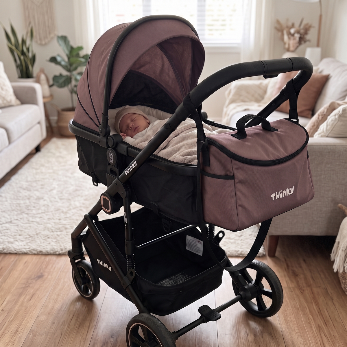 Passeggino Twinky 4 in 1 - Nero