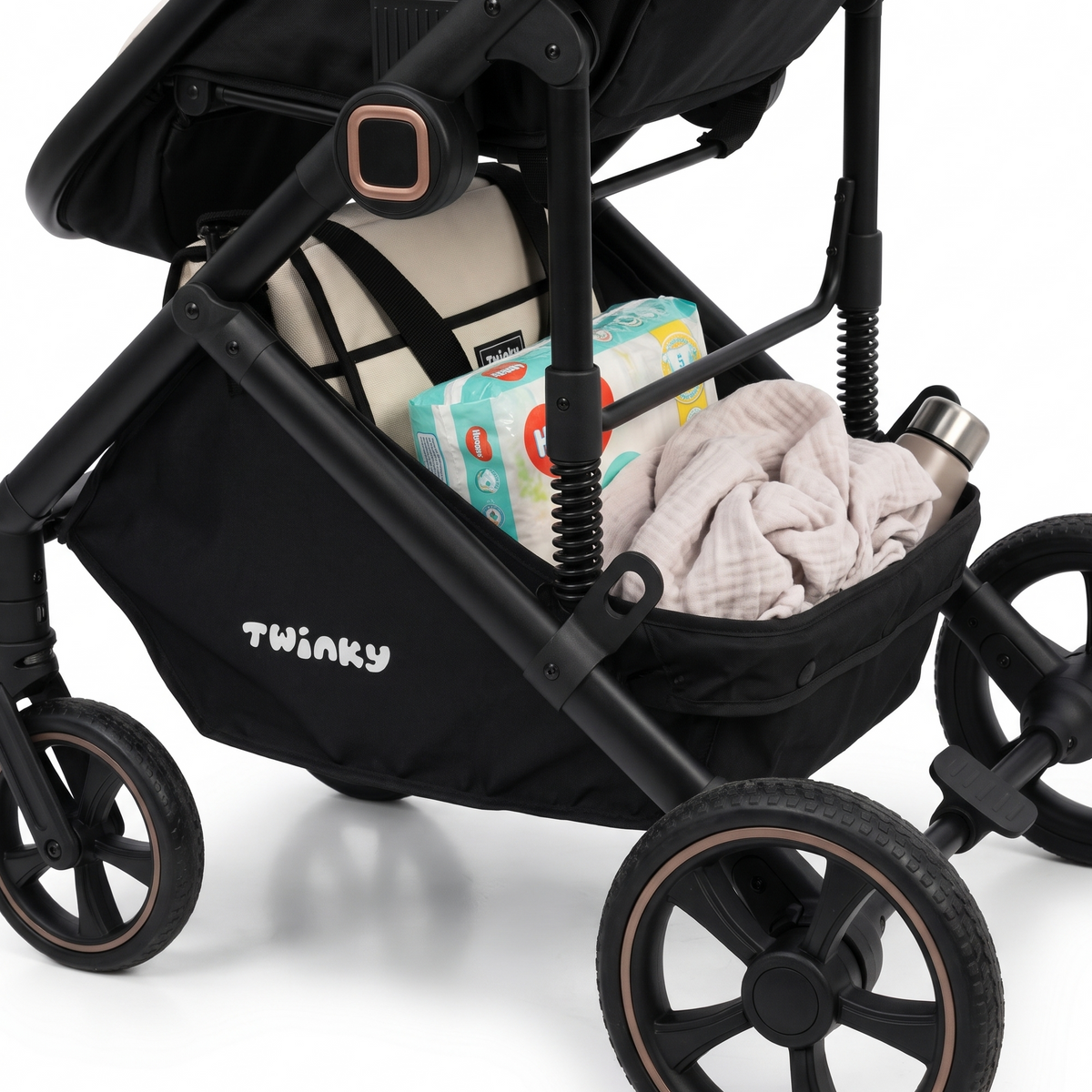 Passeggino Twinky 4 in 1 - Nero