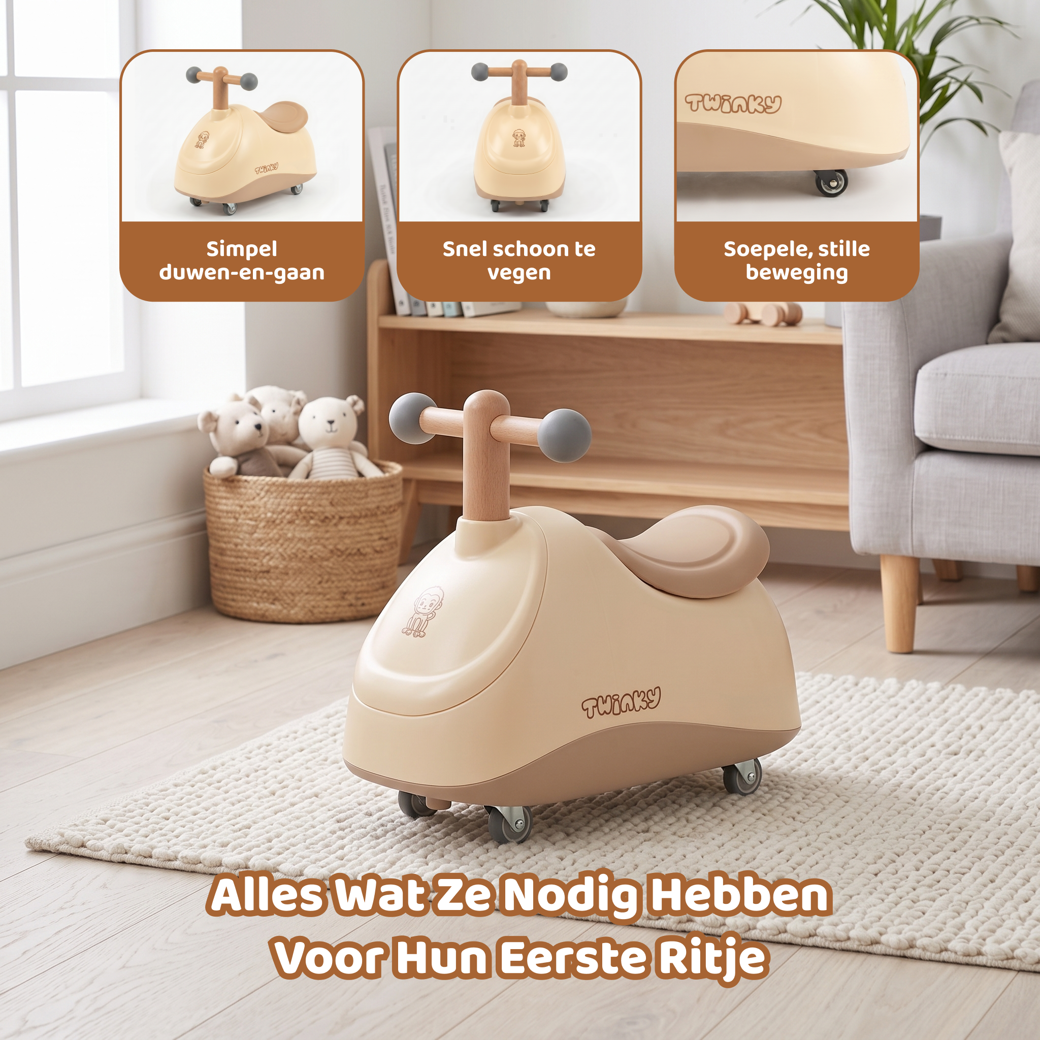 Twinky Scooty - Cream