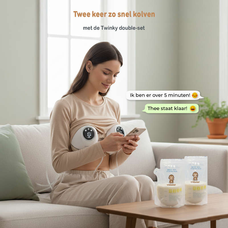 Twinky Elektrische Borstkolf - Wit