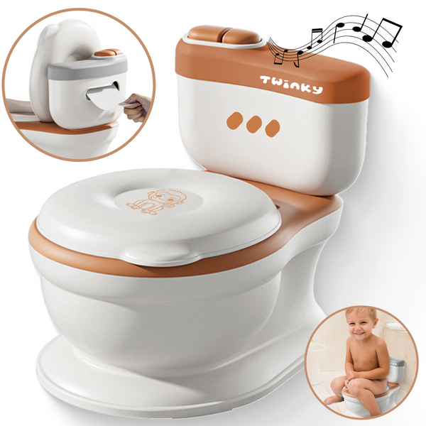 "Een plaspotje voor baby's en peuters, ook wel bekend als een toilettrainer of oefentoilet.
