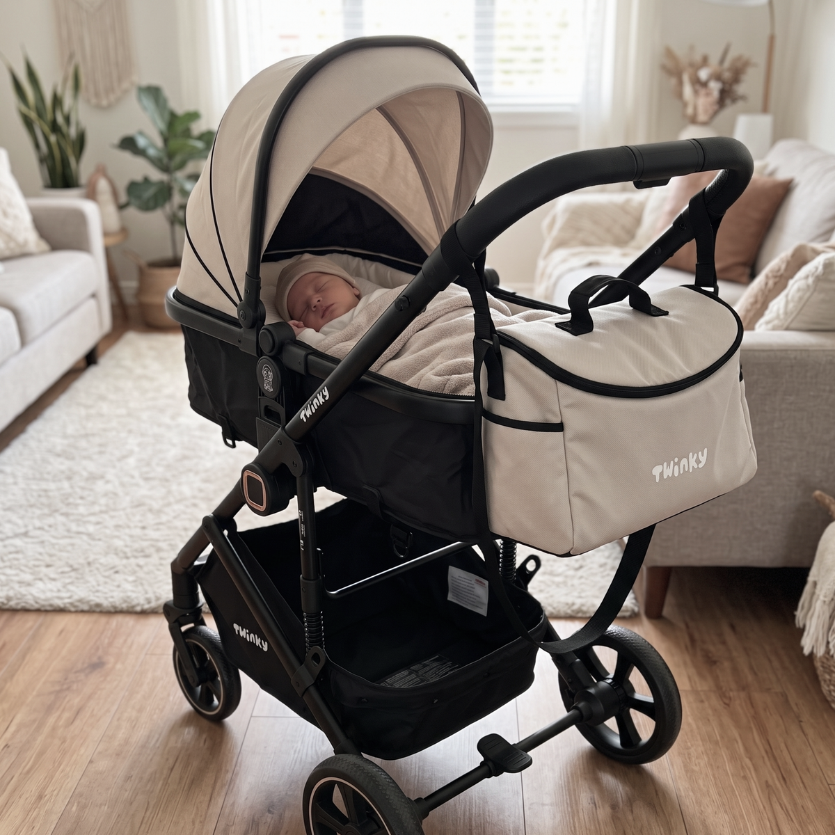 Passeggino Twinky 4 in 1 - Nero