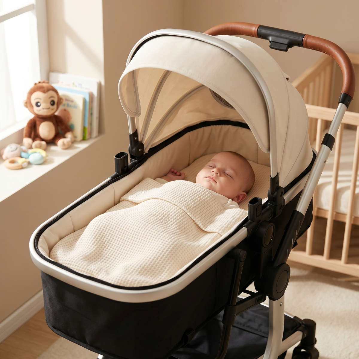 Twinky 4-in-1 Kinderwagen Luxury Set - White