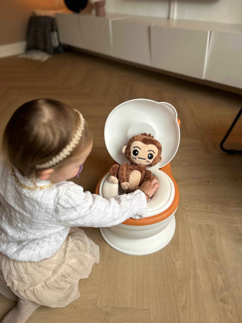 Twinky Plaspotje – Toilettrainer voor Kind, Peuter & Baby - Bruin